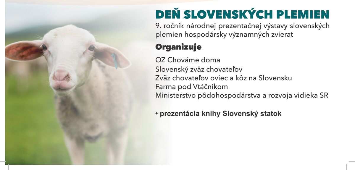 Den slovenskych plemien 2025